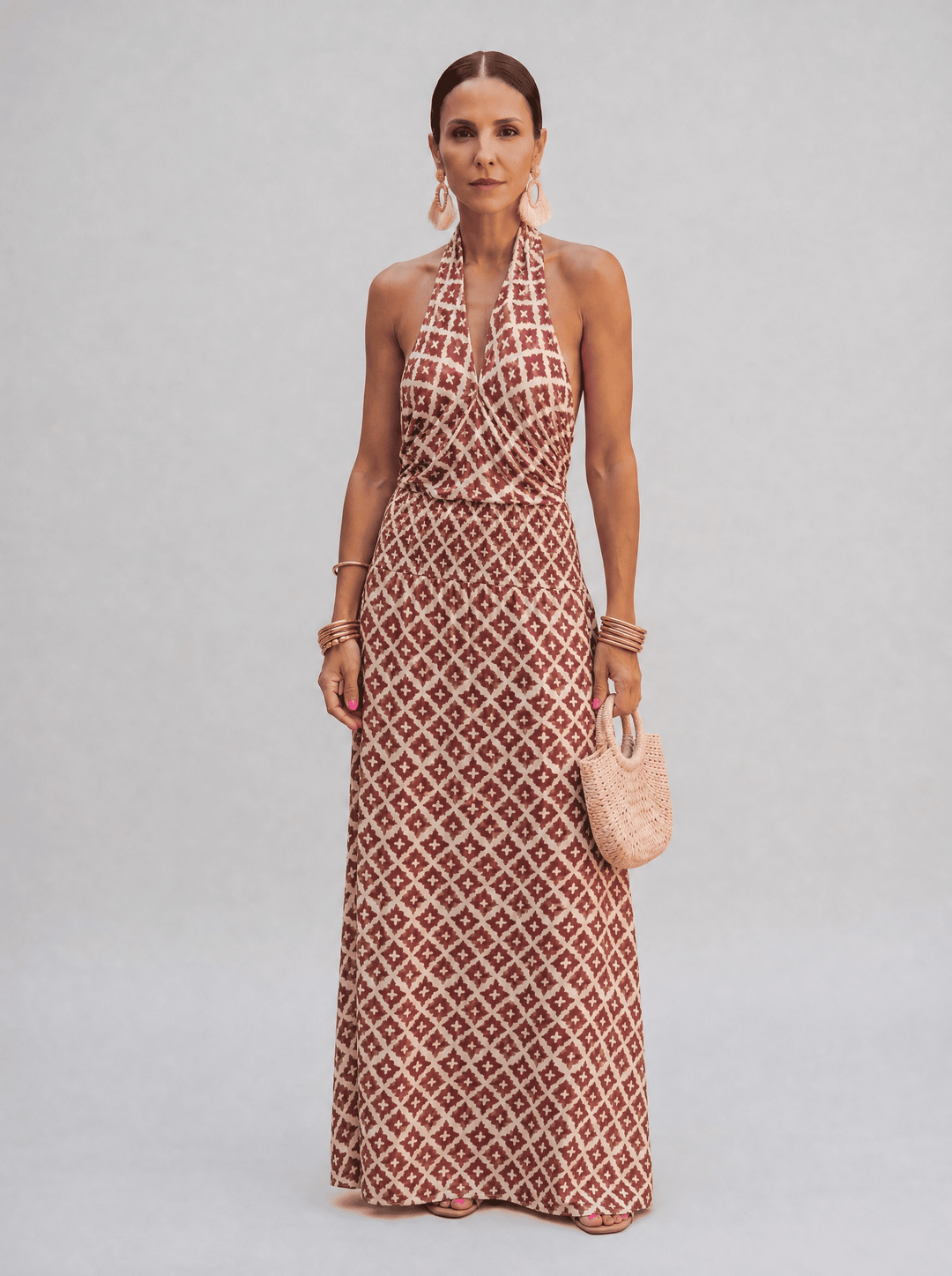 Robe élégante à épaules dénudées