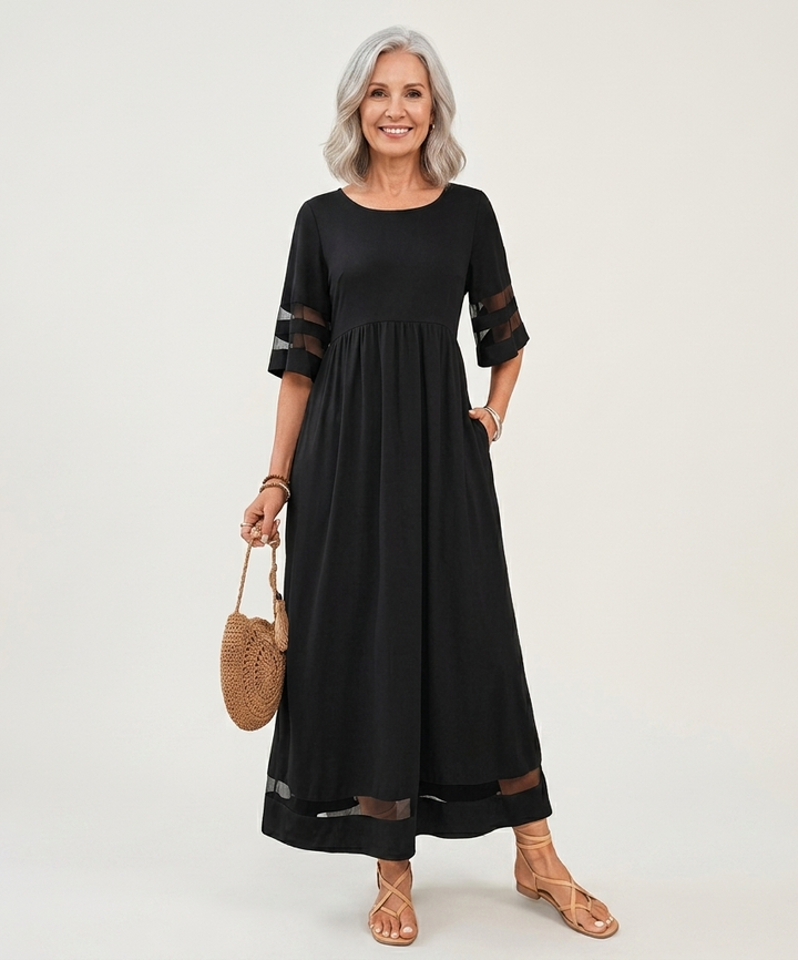 Aubrey | Robe Midi Gainante et Flatteuse