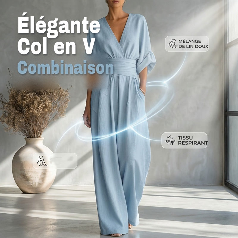Combinaison Margot — taille haute, jambes larges