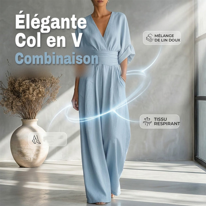Combinaison Margot — taille haute, jambes larges