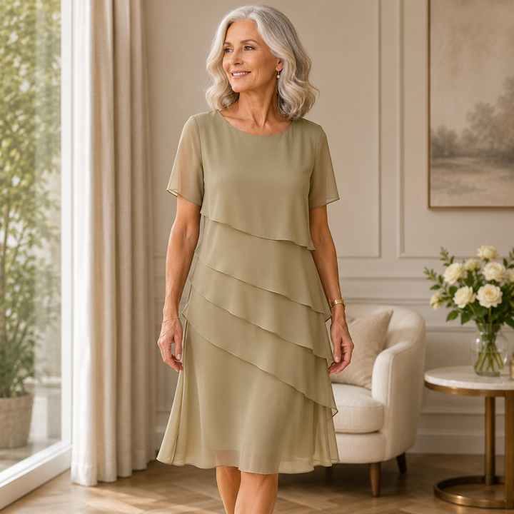Lynn | Robe à Volants Élégante et Confortable