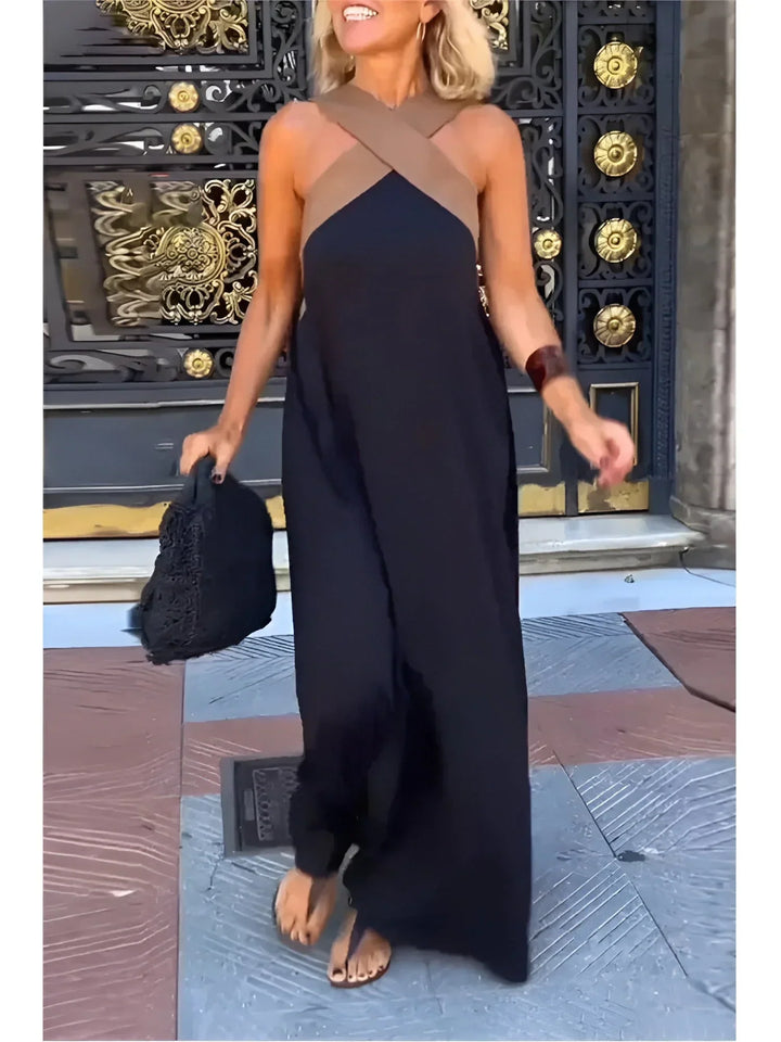 Delfina | Robe à encolure croisée