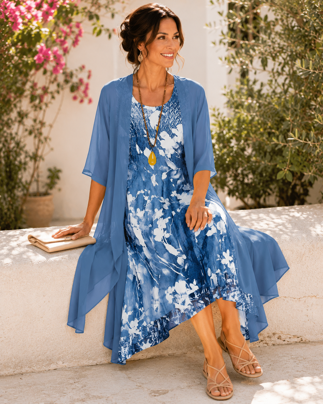 Olivia | Robe Femme Légère à Deux Épaisseurs
