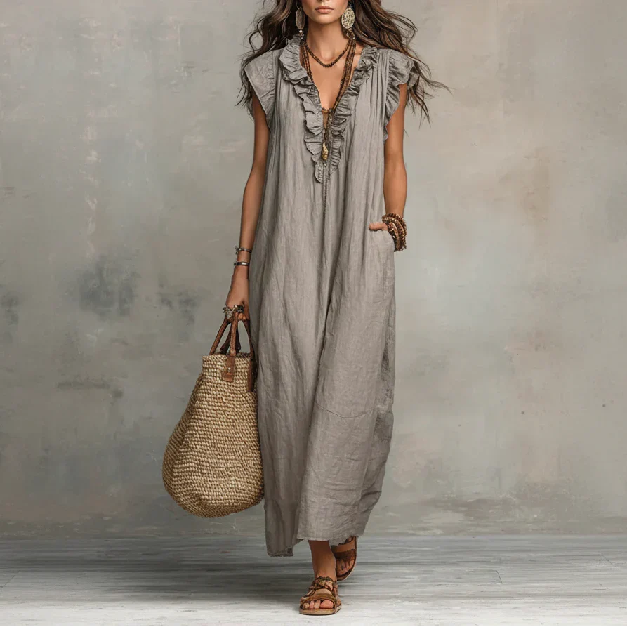Zoey - Robe longue bohème