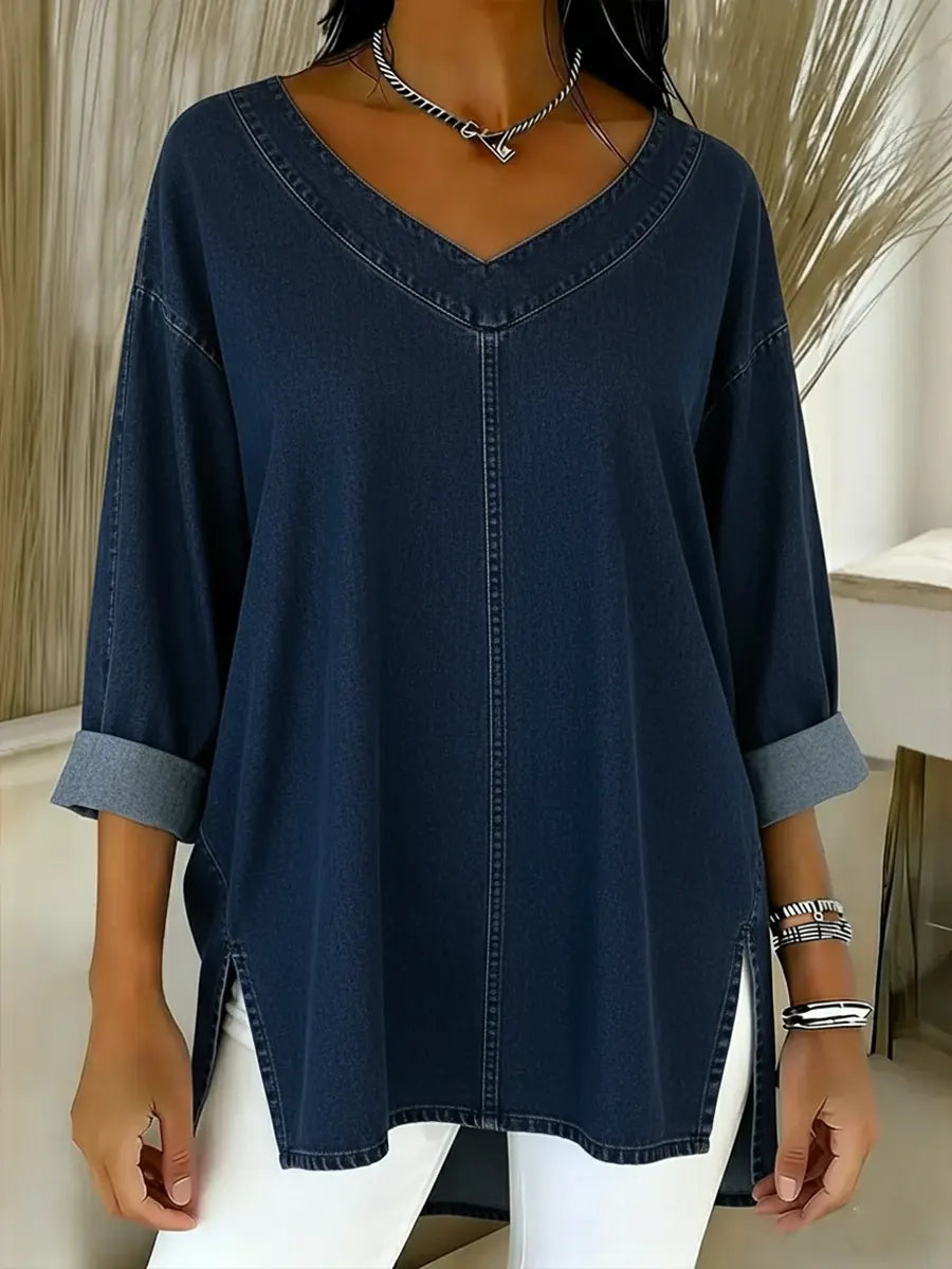Lucy | Haut Stylé en Denim