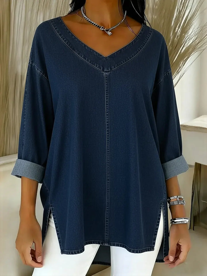 Lucy | Haut Stylé en Denim