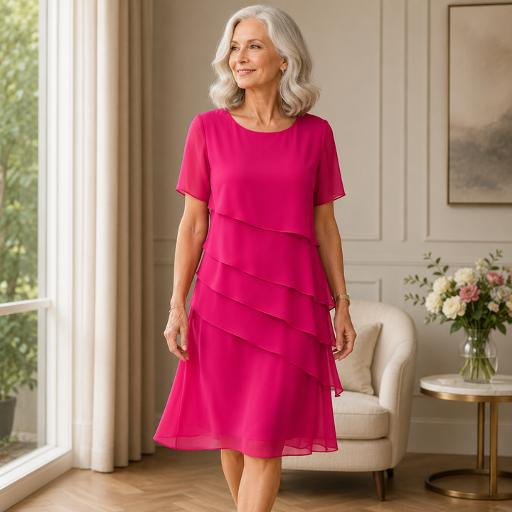 Lynn | Robe à Volants Élégante et Confortable