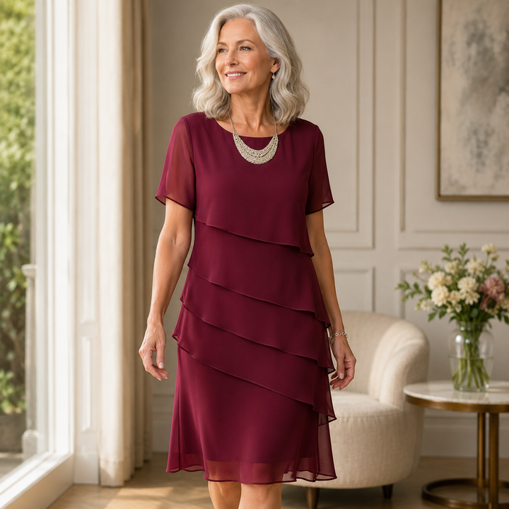 Lynn | Robe à Volants Élégante et Confortable