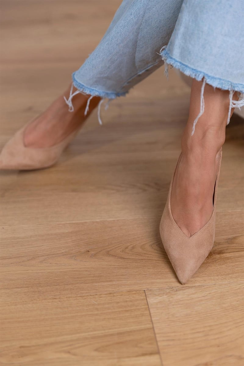 Marlena™ | Talons bas nude