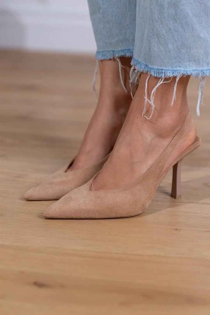 Marlena™ | Chaussures à talons bas couleur nude