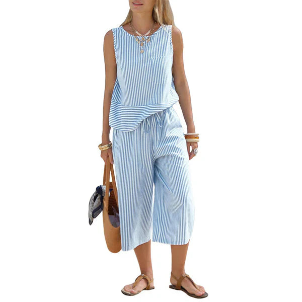 Brisa - Ensemble en coton rayé