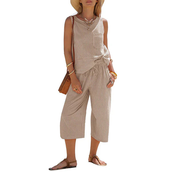 Brisa - Ensemble en coton rayé