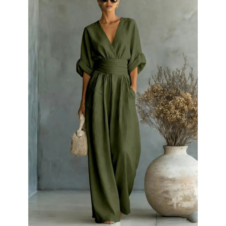 Combinaison Margot — taille haute, jambes larges