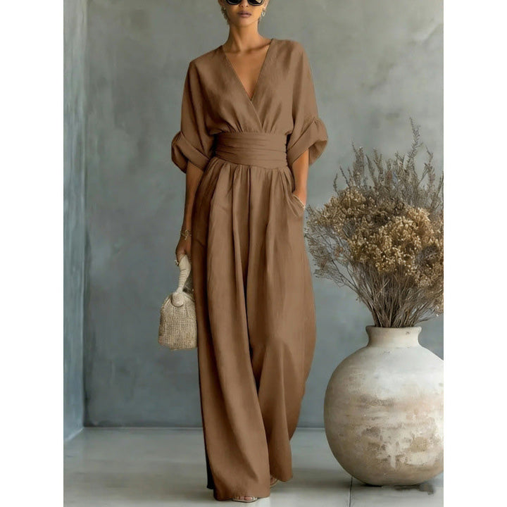 Combinaison Margot — taille haute, jambes larges