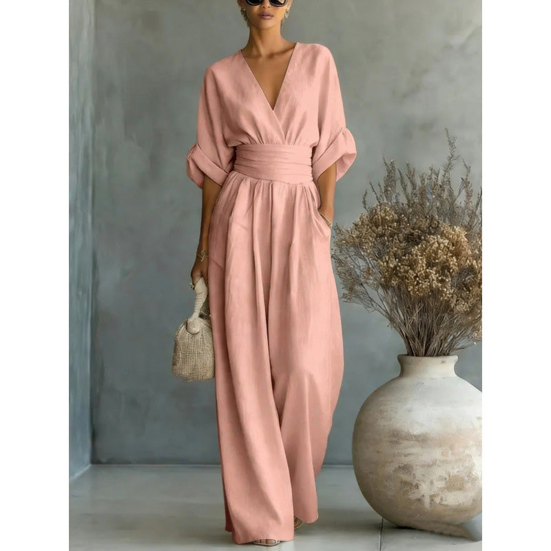 Combinaison Margot — taille haute, jambes larges