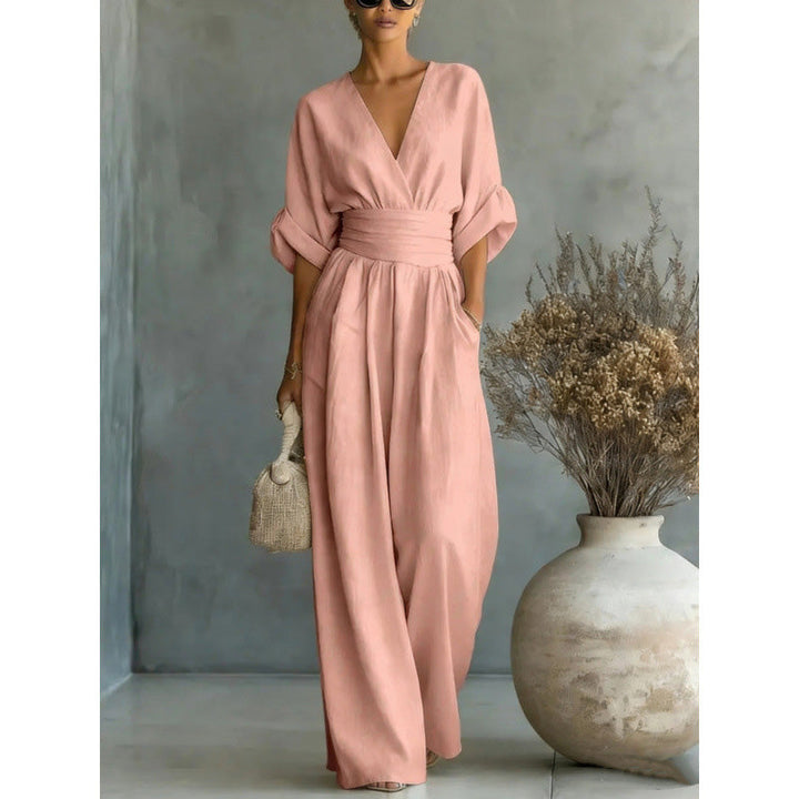 Combinaison Margot — taille haute, jambes larges
