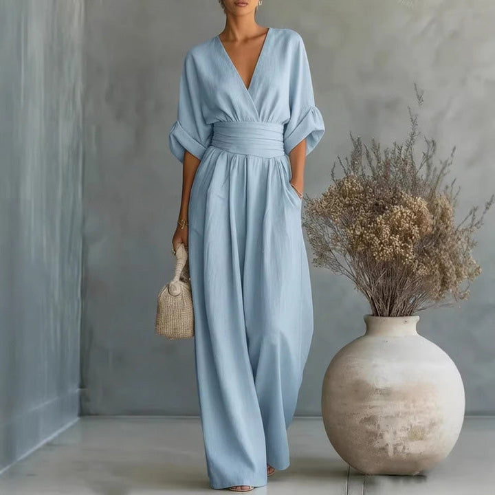 Combinaison Margot — taille haute, jambes larges