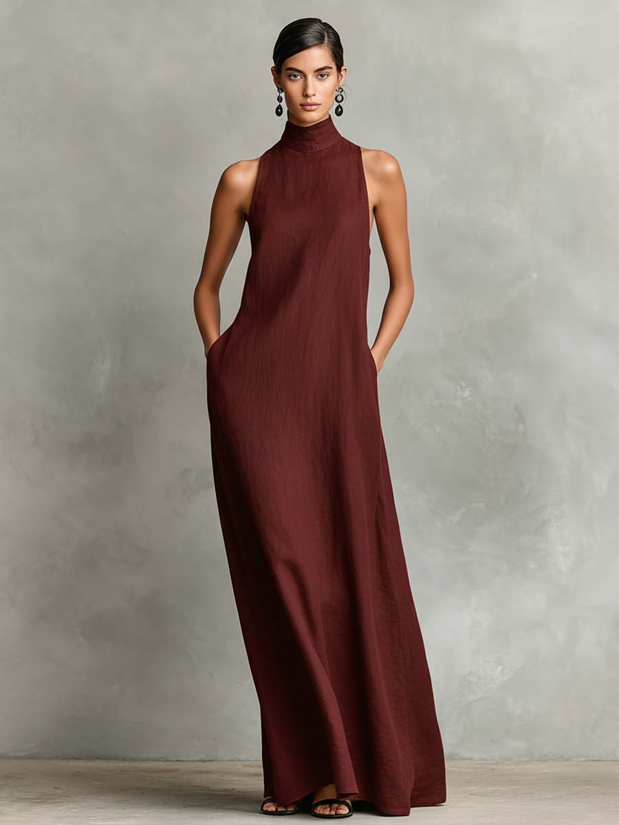 Caterina | Robe longue minimaliste