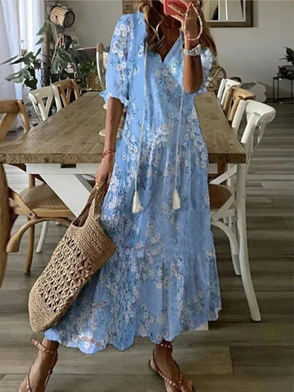 ARIA | Robe Bohème Ventre Couvert