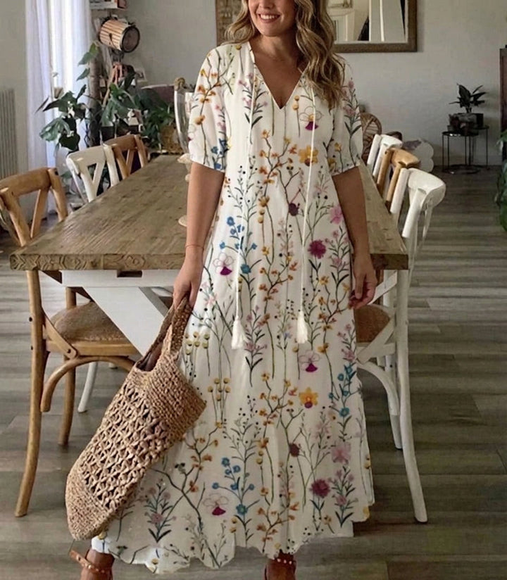Rosalind - Robe Boho Ventre Couvert