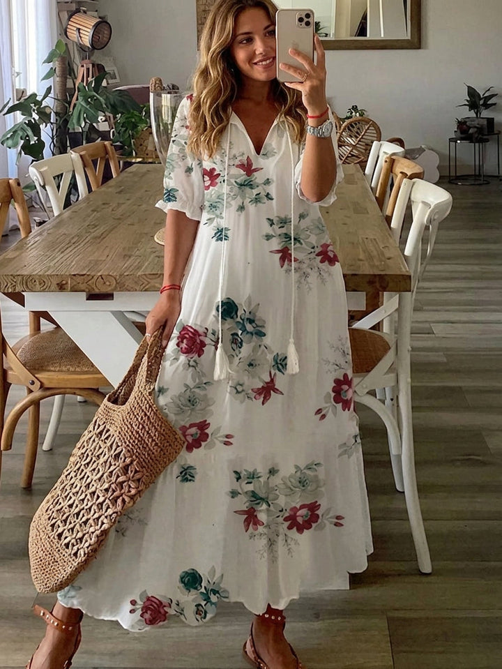 Rosalind - Robe Boho Ventre Couvert