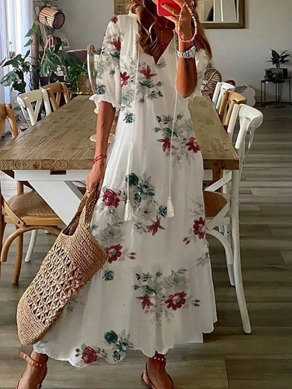 ARIA | Robe Bohème Ventre Couvert