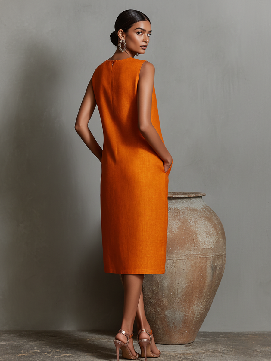 Molly™ Robe Midi à Poches