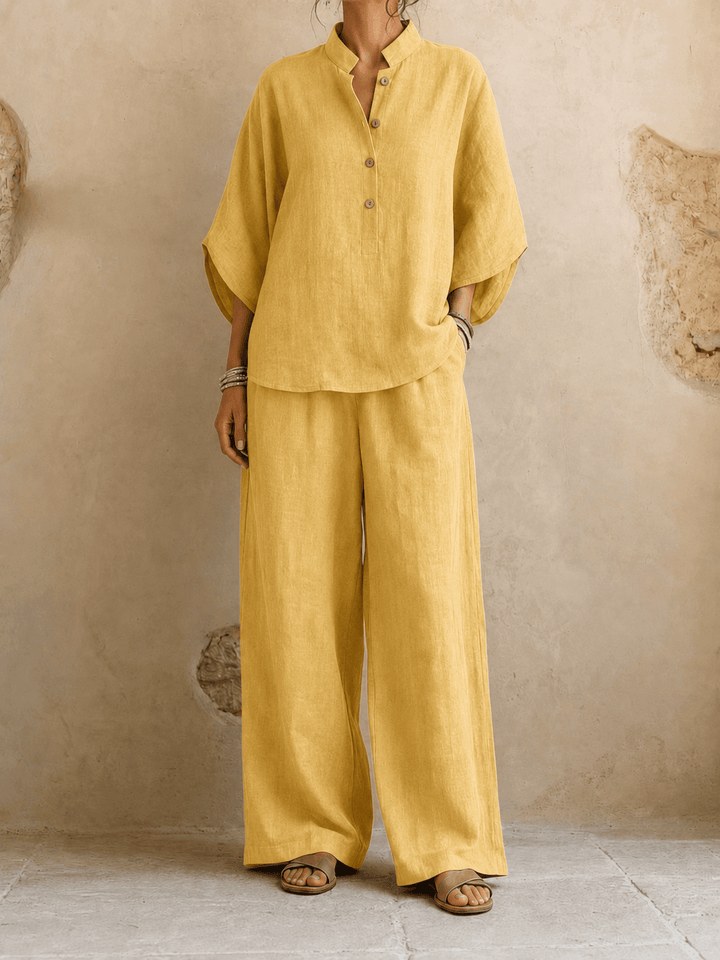 Maribel | Manches Chauve-Souris et Pantalon Large